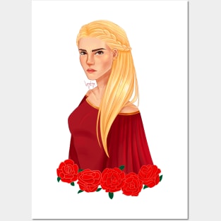 Sophie and Roses Posters and Art